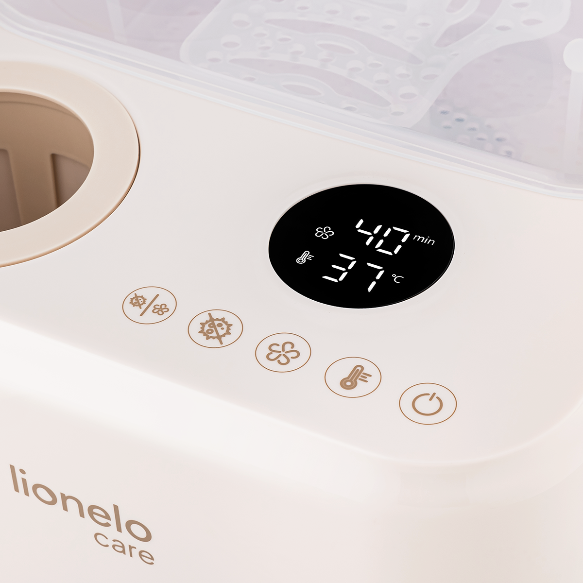 bottle warmer or sterilizer product view 5 Lionelo SteamUP Beige Sand