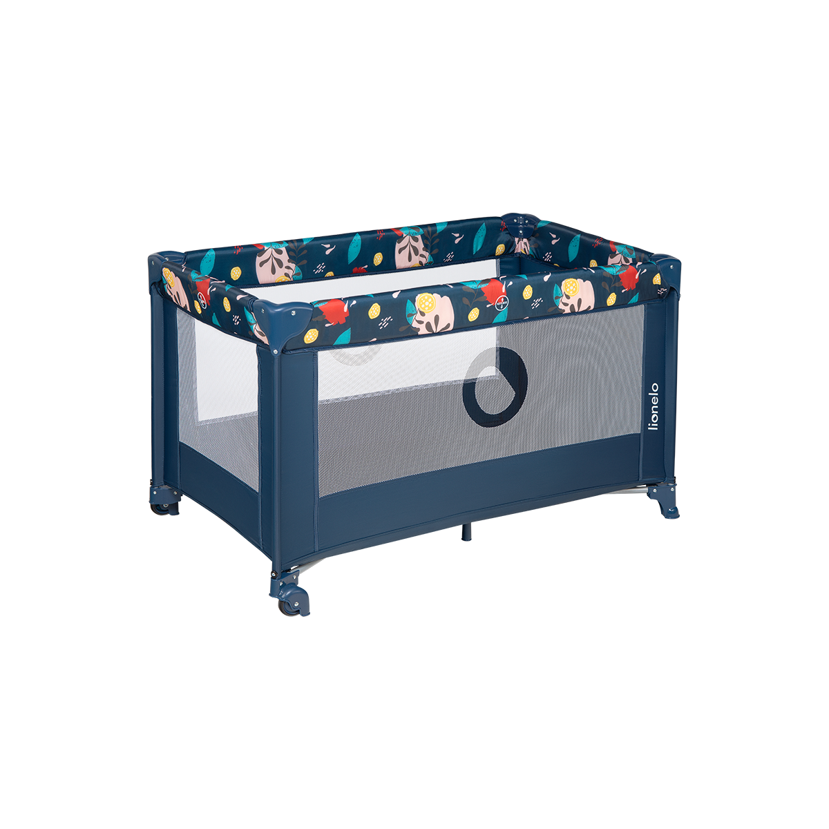 travel cot product view 6 Lionelo Stefi Blue Navy