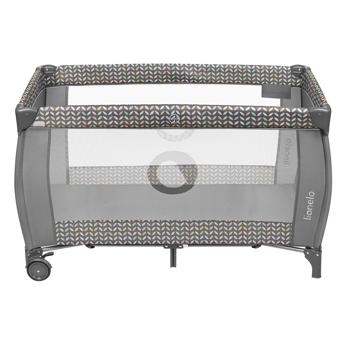 travel cot product view 4 Lionelo Sven Plus Grey Scandi