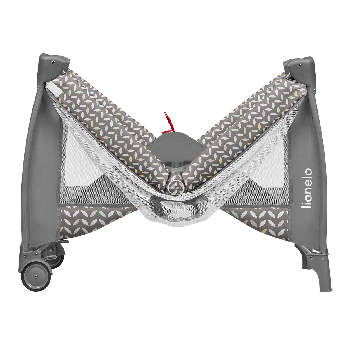 travel cot product view 5 Lionelo Sven Plus Grey Scandi