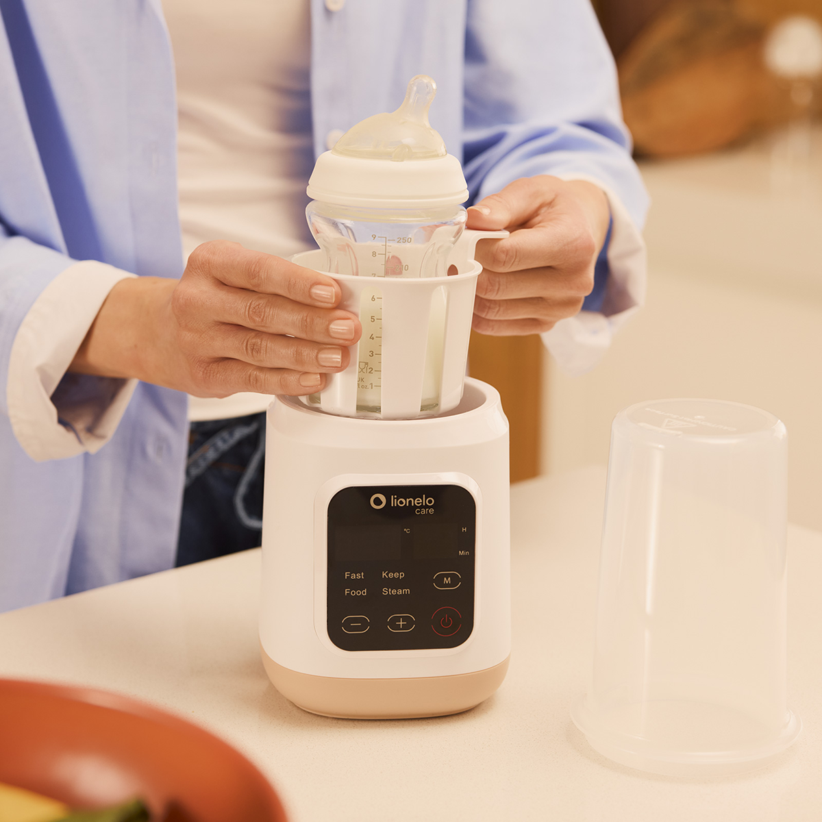 bottle warmer or sterilizer product view 3 Lionelo Thermup 3.0 White