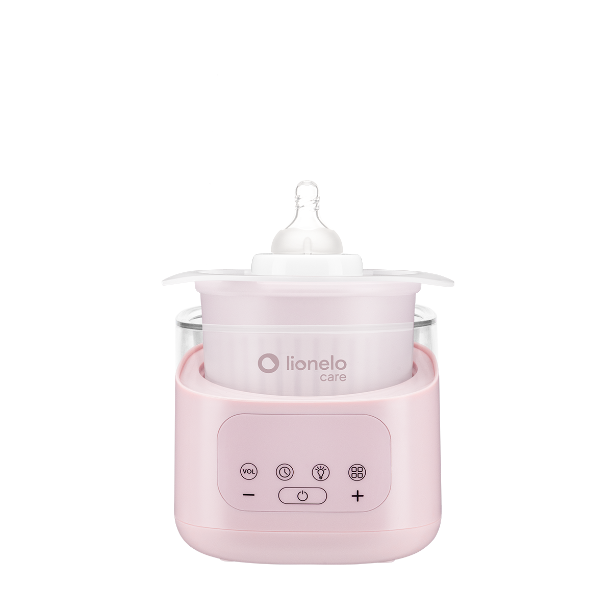 bottle warmer or sterilizer product view 6 Lionelo Thermup 4.0 Pink Mist