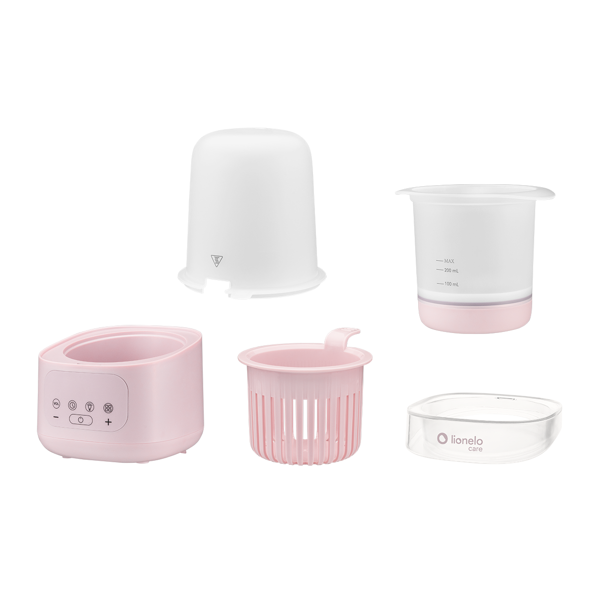 bottle warmer or sterilizer product view 7 Lionelo Thermup 4.0 Pink Mist