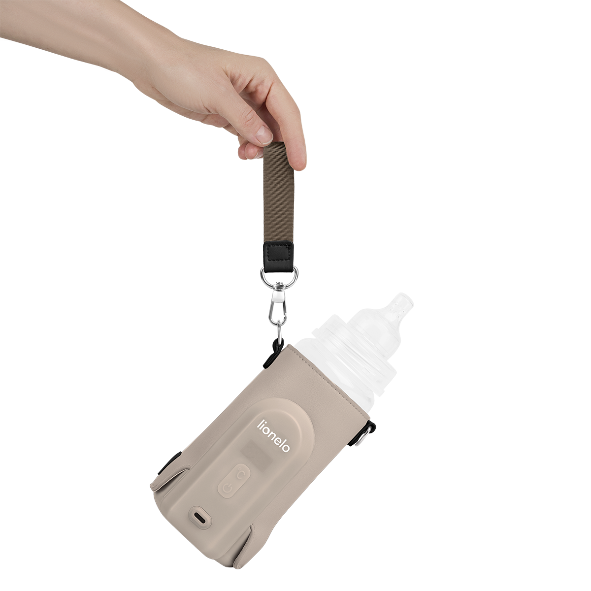 bottle warmer or sterilizer product view 7 Lionelo Thermup Go Evo Beige Taupe