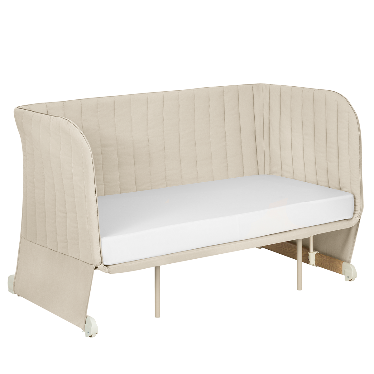 bedside crib product view 8 Lionelo Thomi Plus Beige Sand