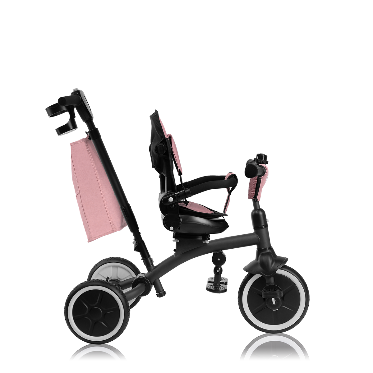 ride-on toy product view 5 Lionelo Tris Plus Pink Rose