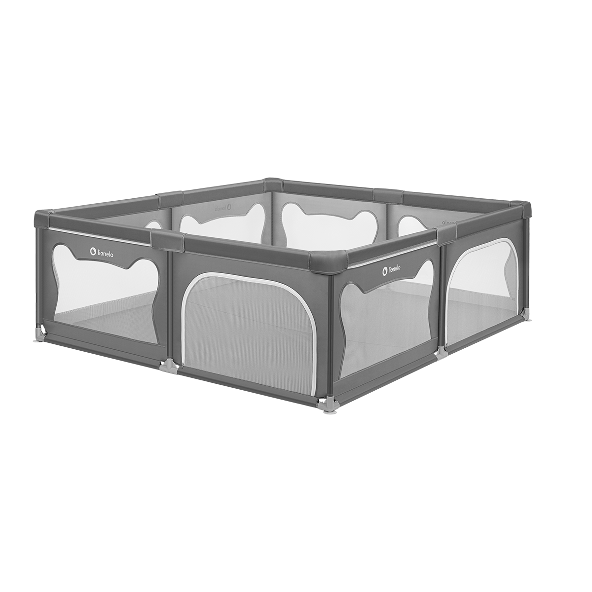baby playpen Lionelo Willow XL Grey Concrete