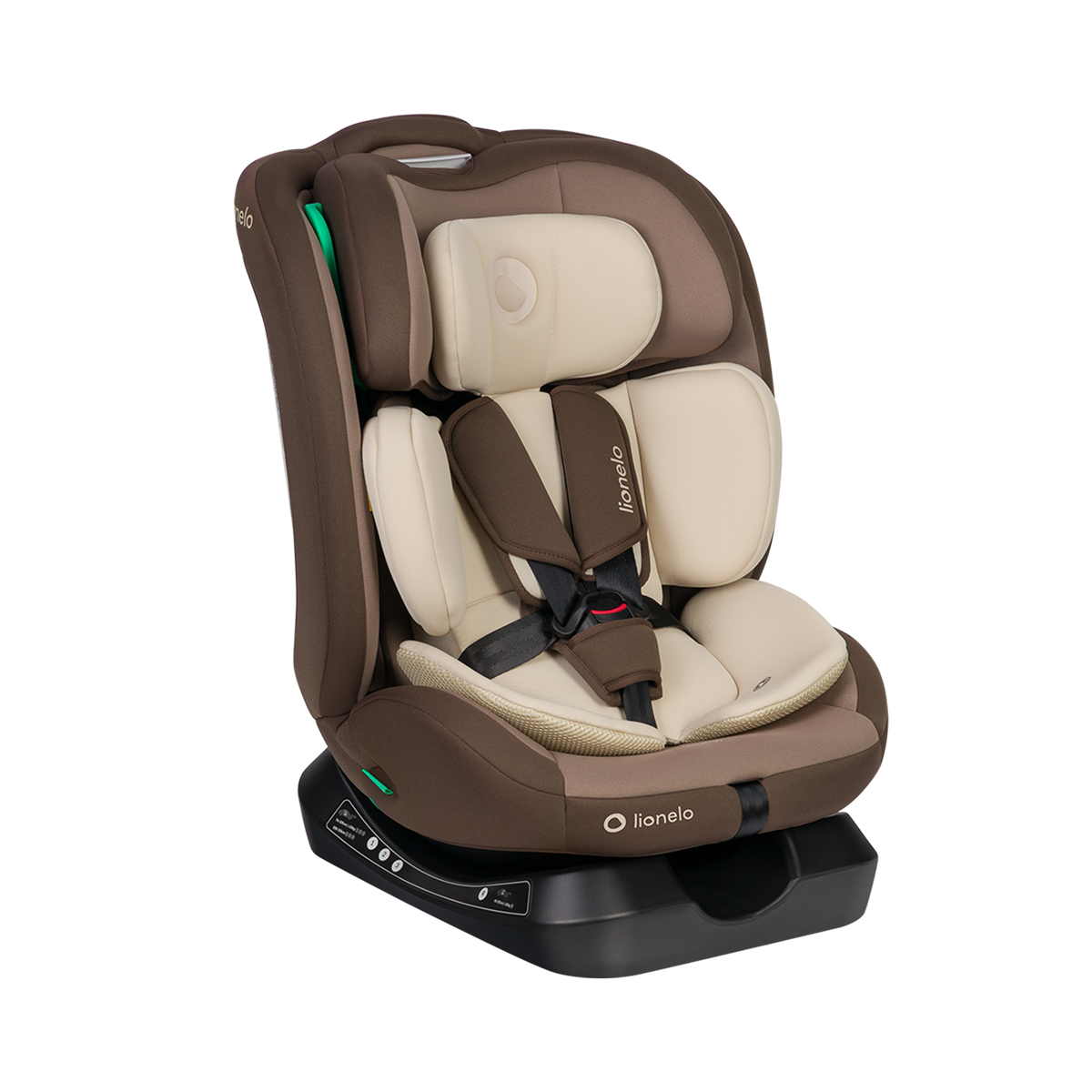 i-Size convertible car seat Lionelo Aart i-Size Beige Chocolate