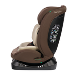 i-Size convertible car seat product view 7 Lionelo Aart i-Size Beige Chocolate