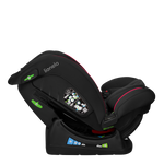 i-Size convertible car seat product view 8 Lionelo Aart i-Size Black Carbon Red