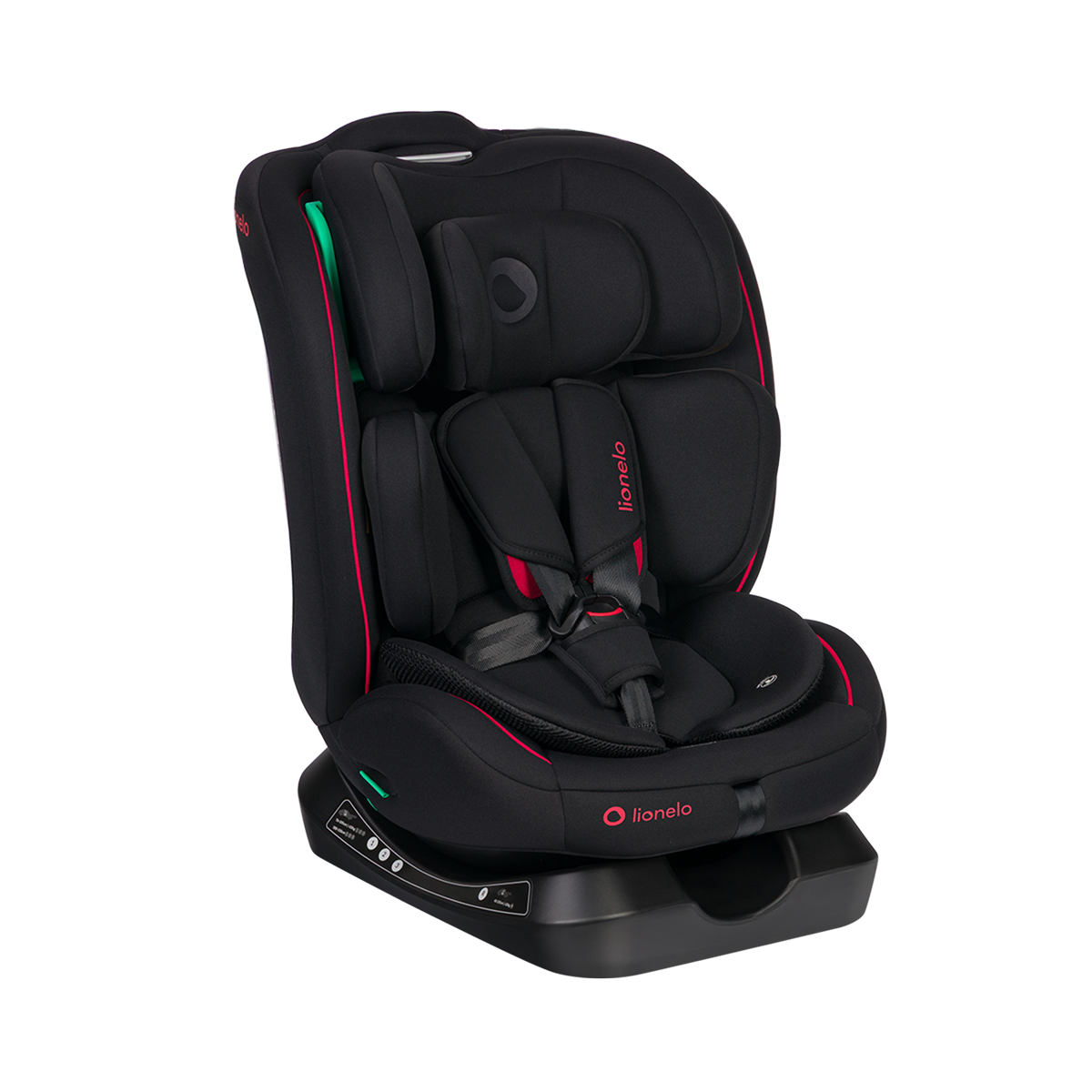i-Size convertible car seat Lionelo Aart i-Size Black Red