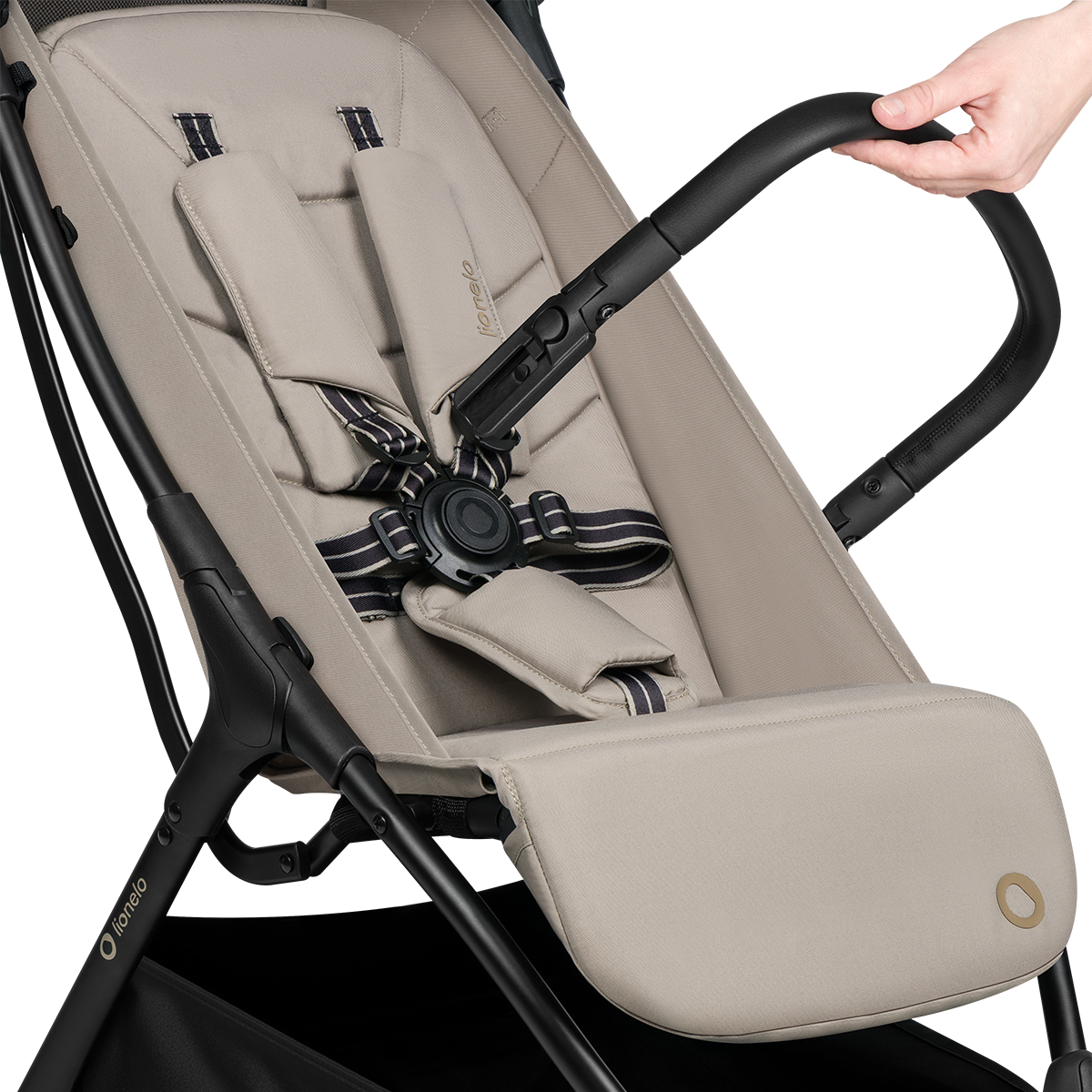 baby stroller product view 12 Lionelo Agia Beige Sand