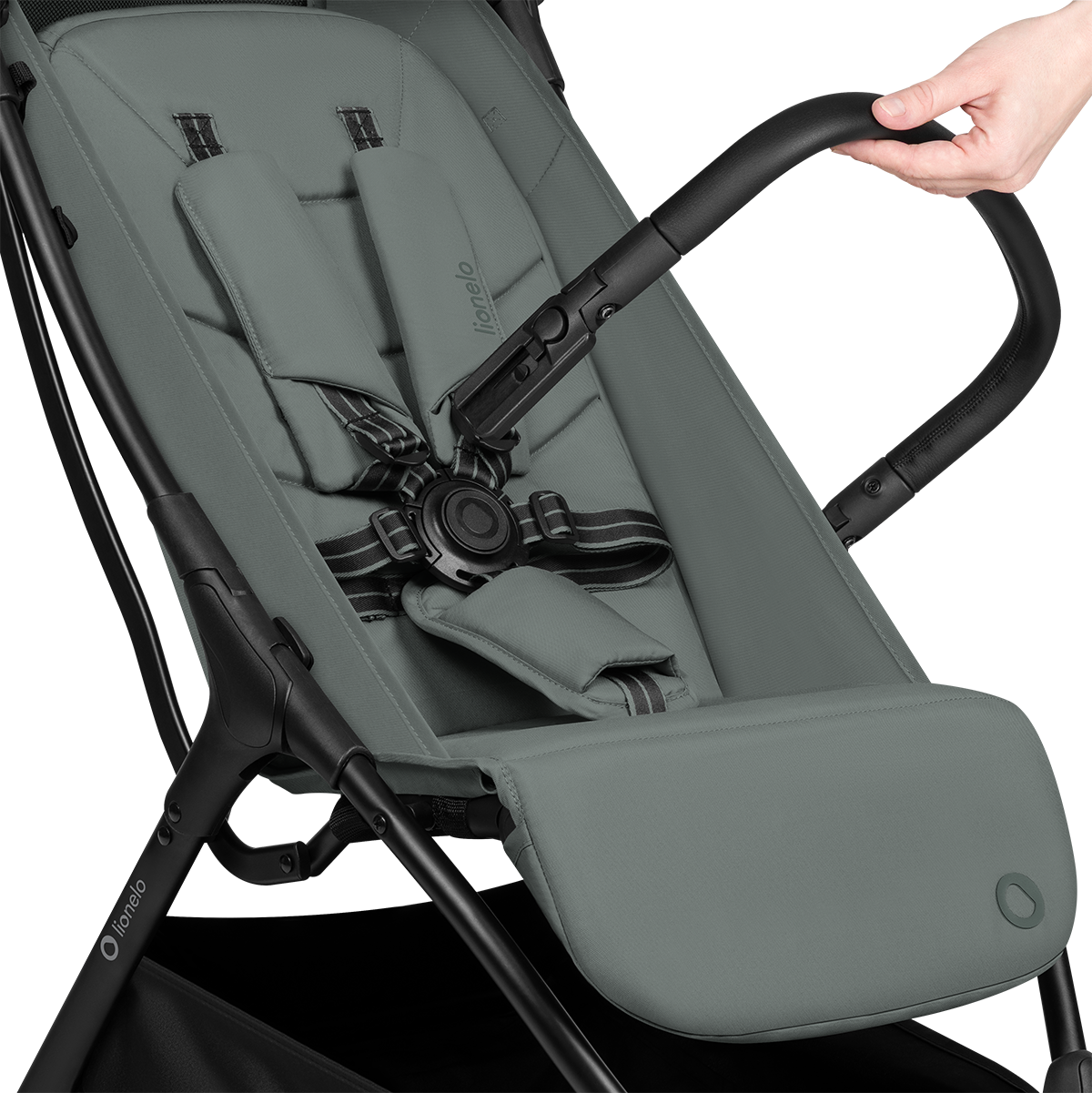 baby stroller product view 12 Lionelo Agia Green Sage