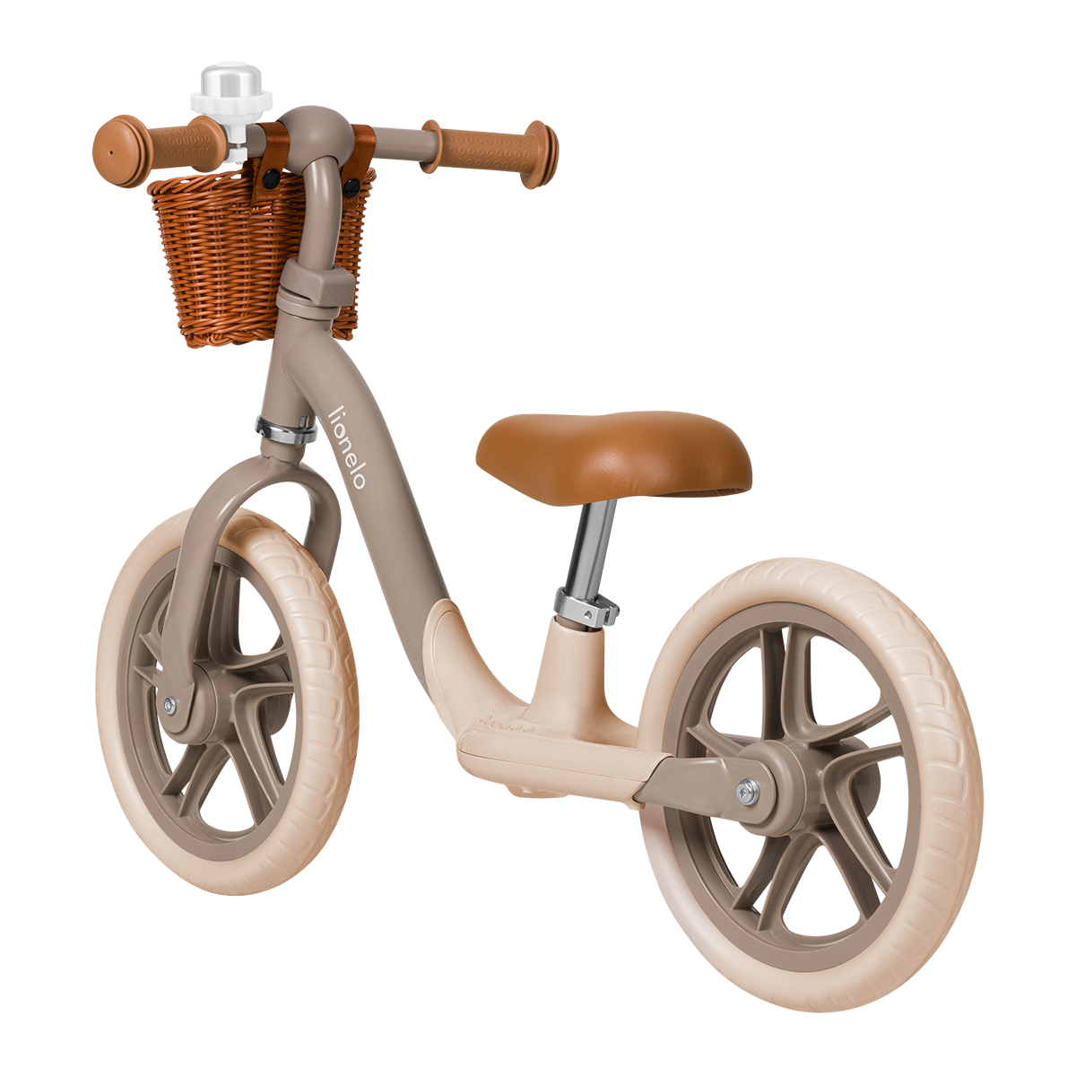 children's bicycle product view 4 Lionelo Alex Plus Beige Sand