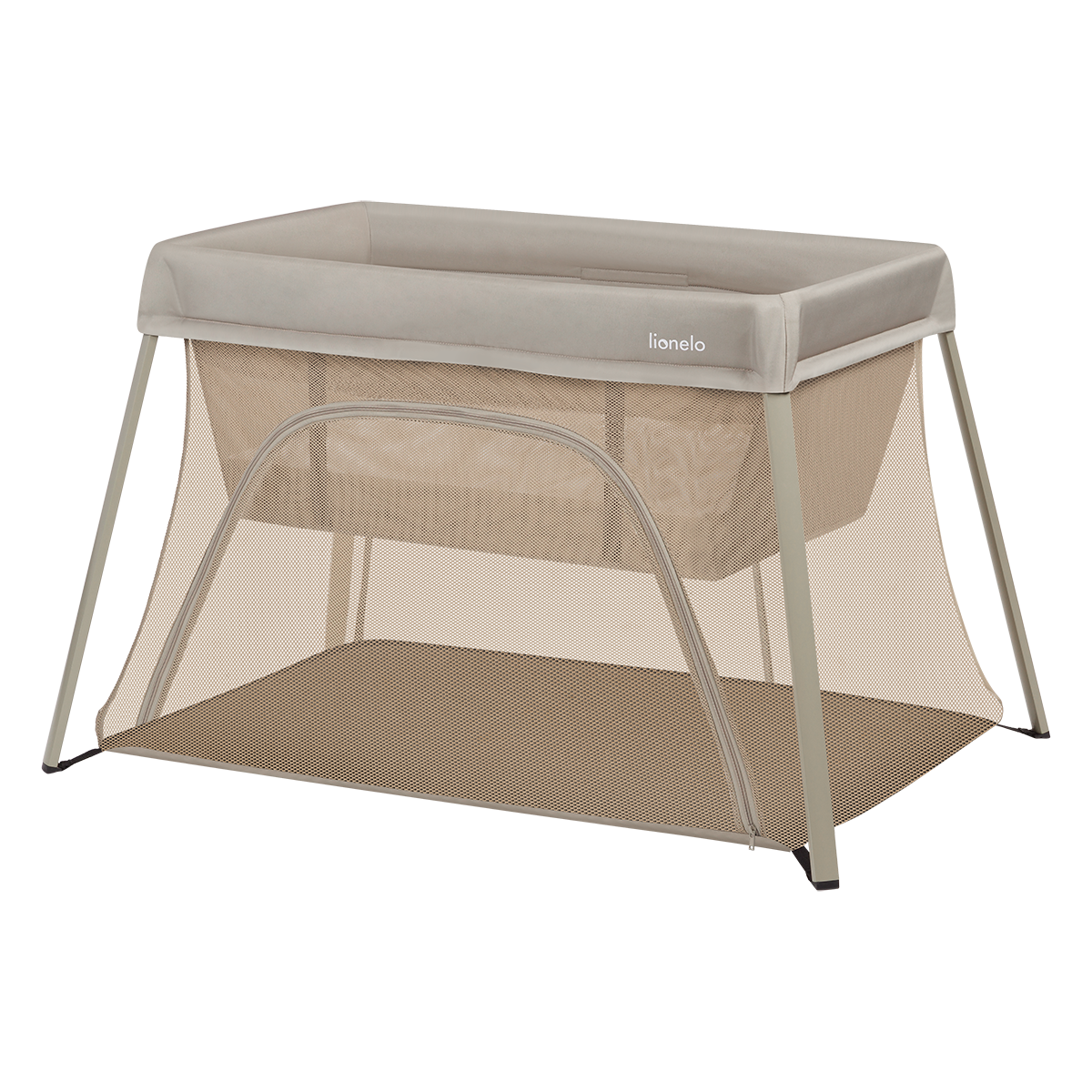 travel cot product view 5 Lionelo Alice Beige Olive