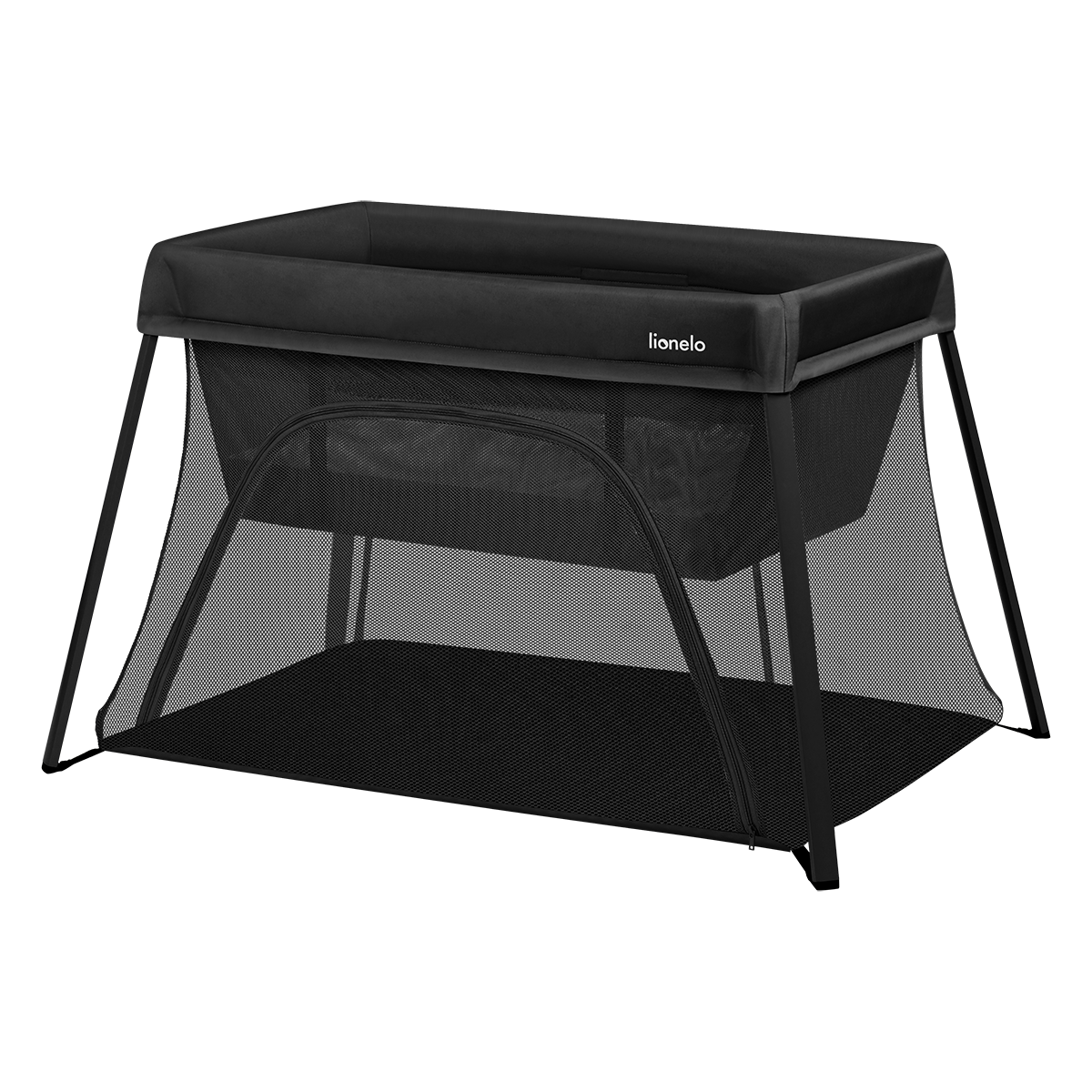 travel cot product view 5 Lionelo Alice Black