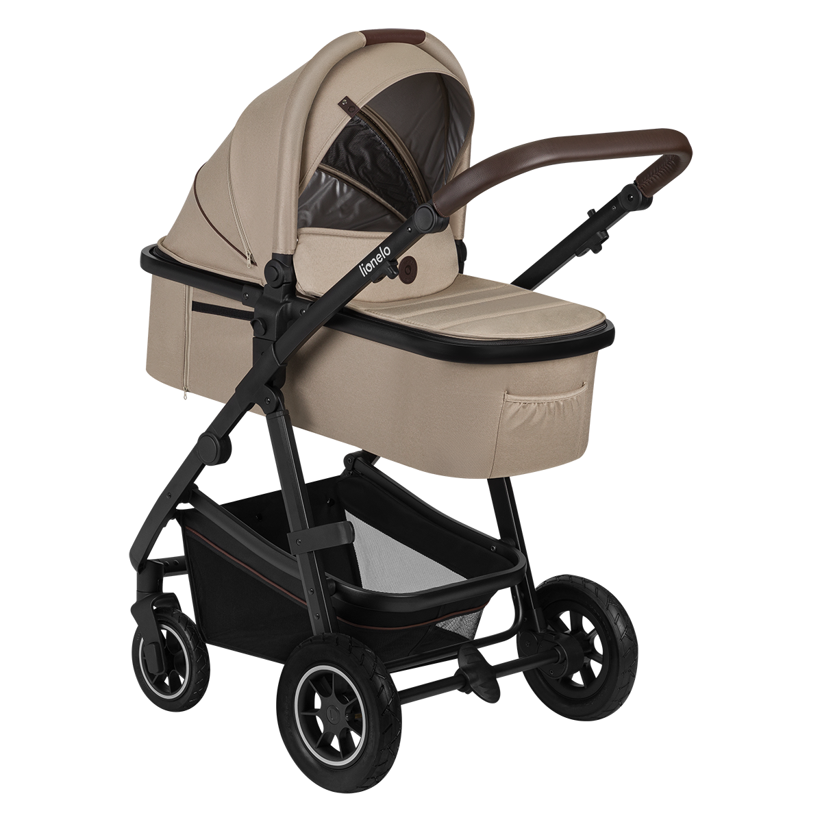 3-in-1 stroller product view 4 Lionelo Amber 3-in-1 Beige Sand