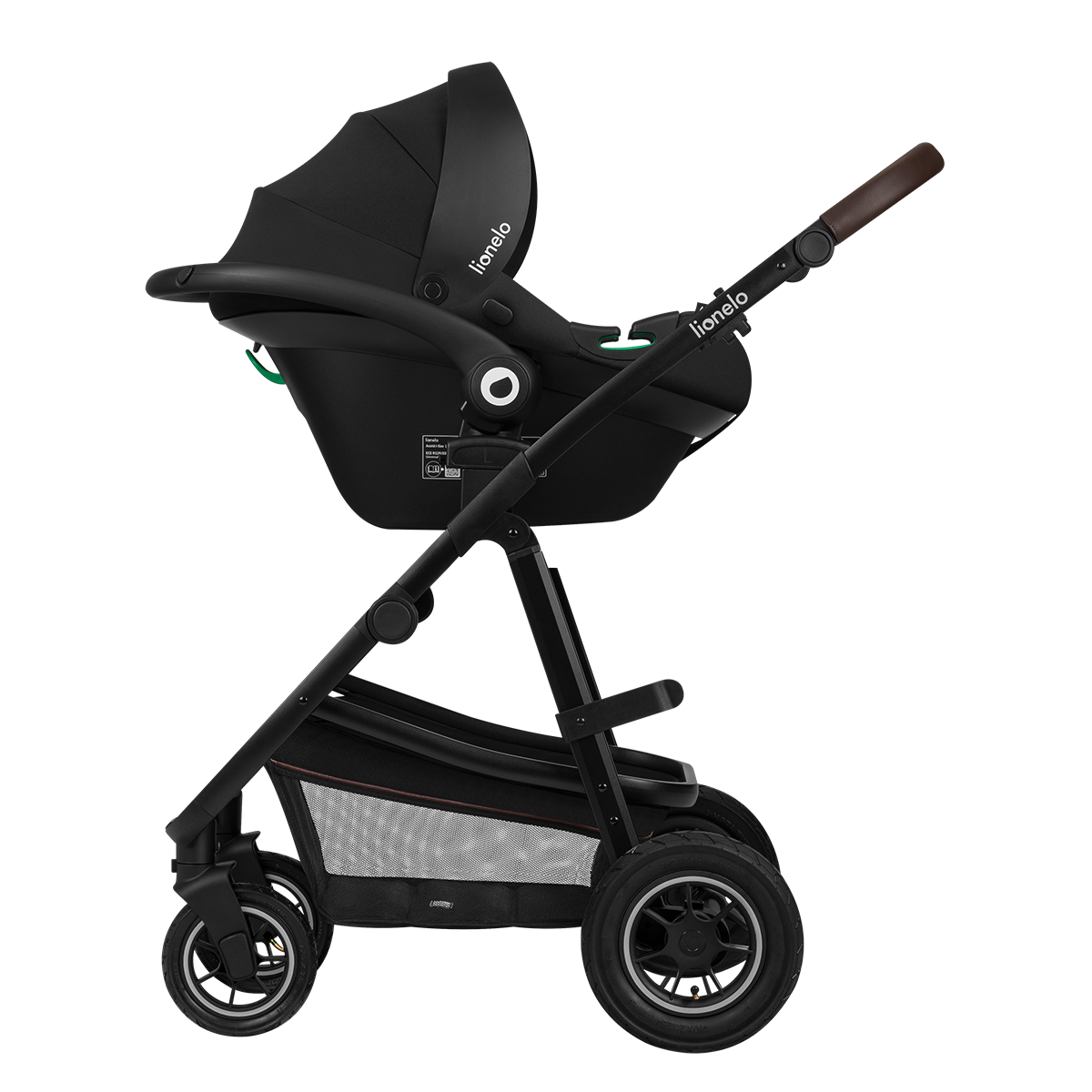 3-in-1 stroller product view 5 Lionelo Amber 3-in-1 Beige Sand