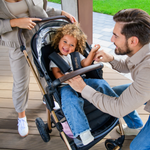 3-in-1 stroller product view 2 Lionelo Amber 3-in-1 Black Onyx