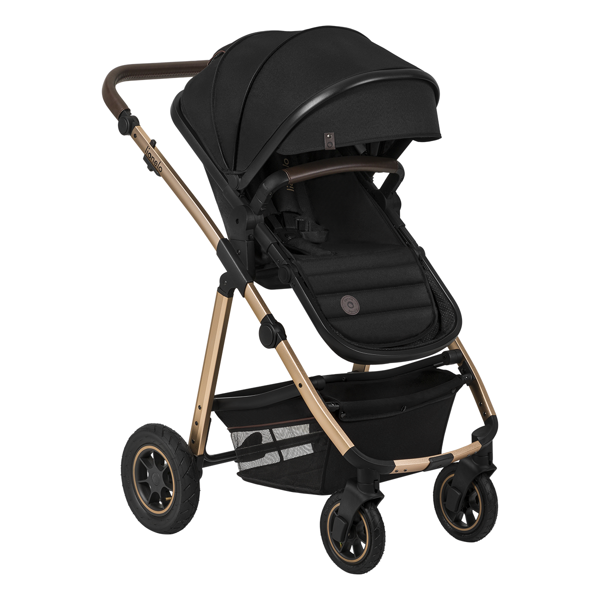 3-in-1 stroller product view 3 Lionelo Amber 3-in-1 Black Onyx