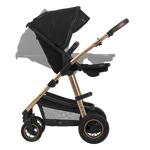 3-in-1 stroller product view 6 Lionelo Amber 3-in-1 Black Onyx