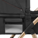 3-in-1 stroller product view 9 Lionelo Amber 3-in-1 Black Onyx