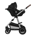 3-in-1 stroller product view 5 Lionelo Amber 3-in-1 Black Silver