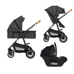 3-in-1 stroller with carrycot, stroller seat and car seat Lionelo Amber 3-in-1 Grey Graphite