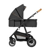3-in-1 stroller product view 4 Lionelo Amber 3-in-1 Grey Graphite