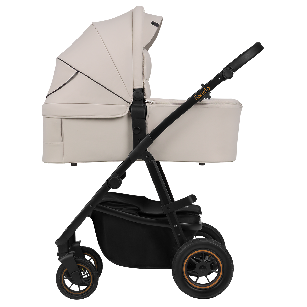 3-in-1 stroller product view 4 Lionelo Amber Plus 3-in-1 Beige Sand