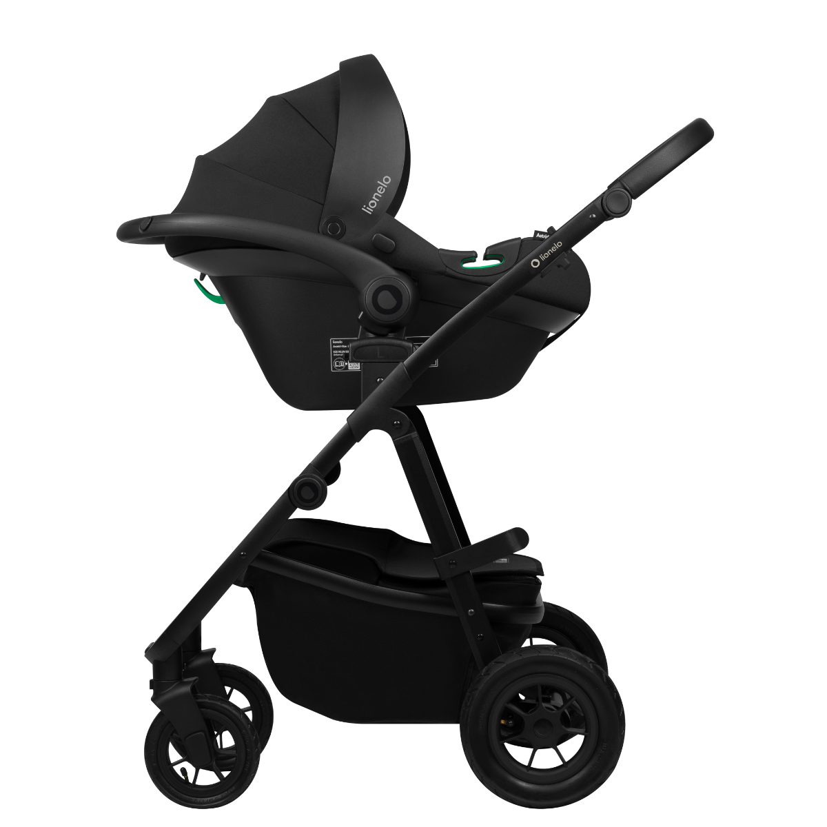 3-in-1 stroller product view 5 Lionelo Amber Plus 3-in-1 Beige Sand