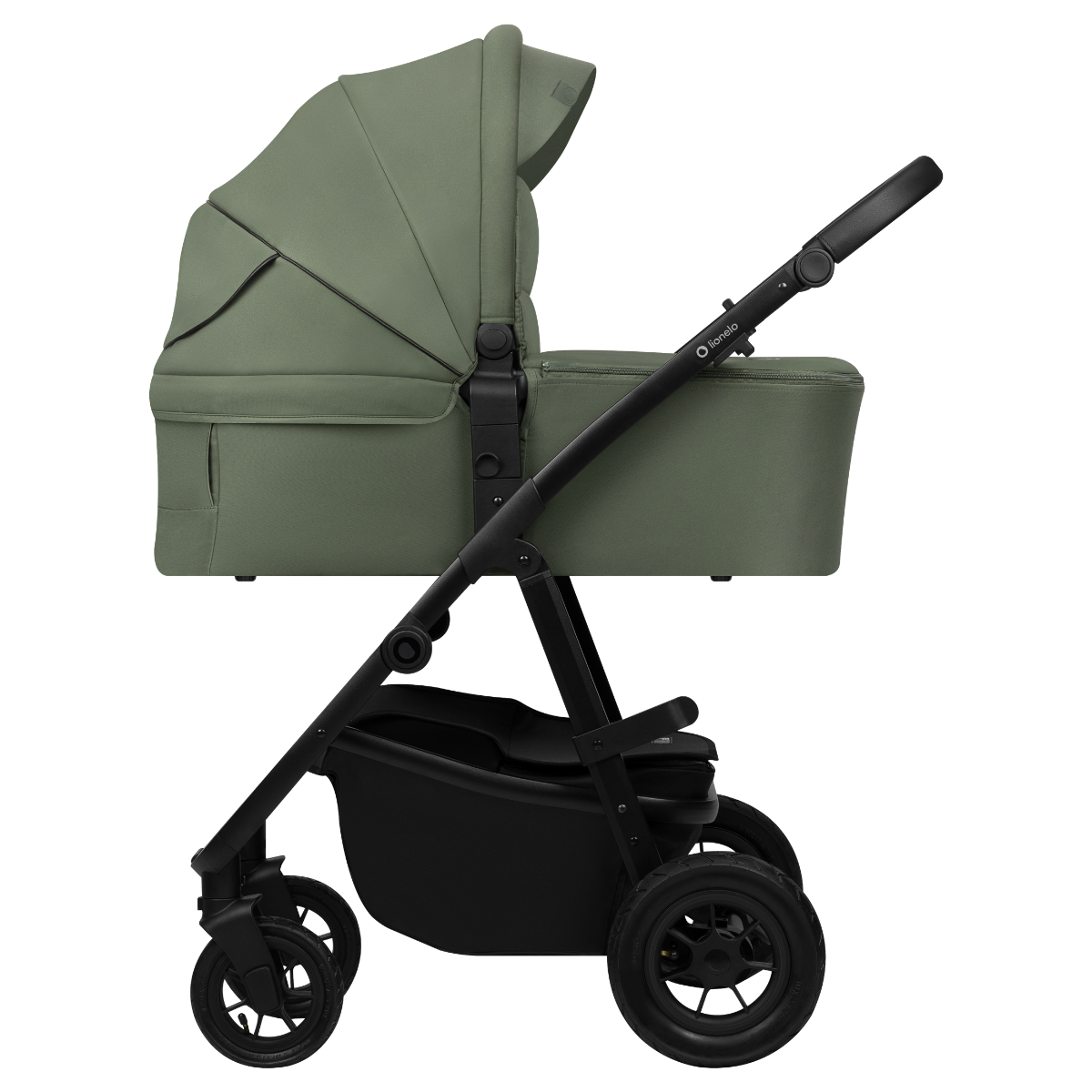 3-in-1 stroller product view 4 Lionelo Amber Plus 3-in-1 Green Forest