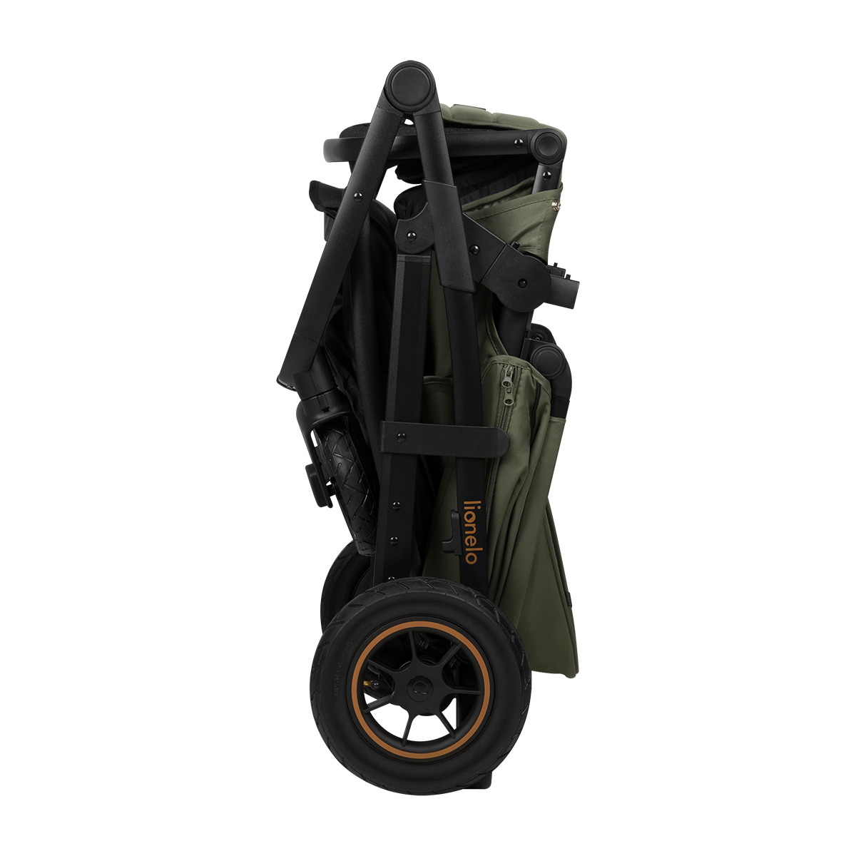 3-in-1 stroller product view 8 Lionelo Amber Plus 3-in-1 Green Forest