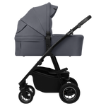3-in-1 stroller product view 4 Lionelo Amber Plus 3-in-1 Grey Graphite