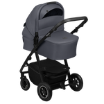 3-in-1 stroller product view 6 Lionelo Amber Plus 3-in-1 Grey Graphite