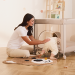 travel cot product view 2 Lionelo Amelie Beige Sand