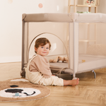 travel cot product view 3 Lionelo Amelie Beige Sand