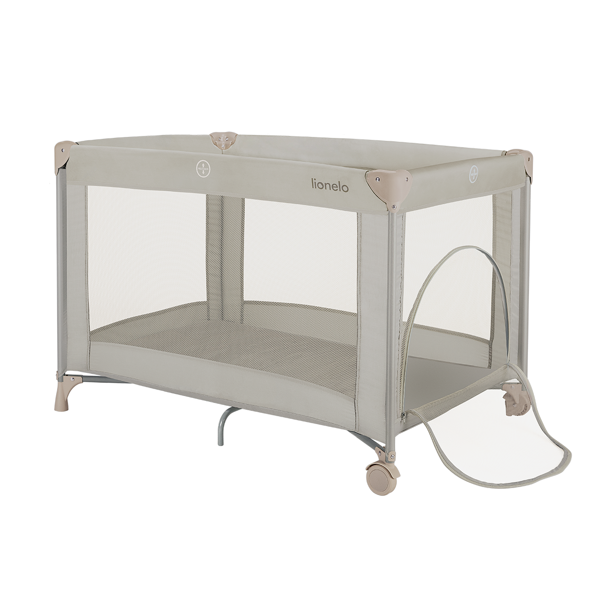 travel cot product view 4 Lionelo Amelie Beige Sand