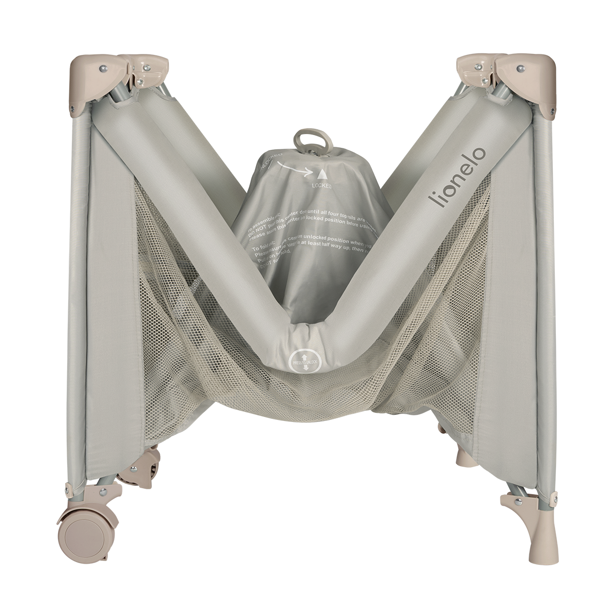 travel cot product view 7 Lionelo Amelie Beige Sand