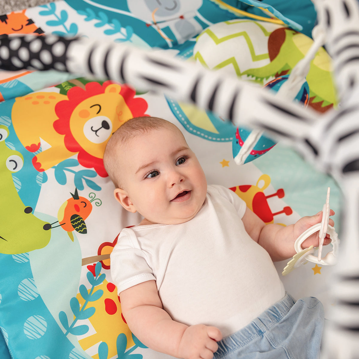 baby play mat product view 2 Lionelo Anika Plus Blue/Yellow