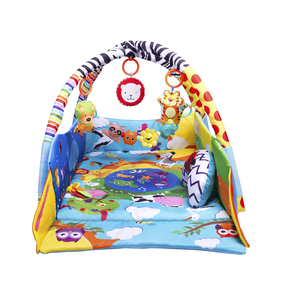 baby play mat product view 3 Lionelo Anika Plus Blue/Yellow