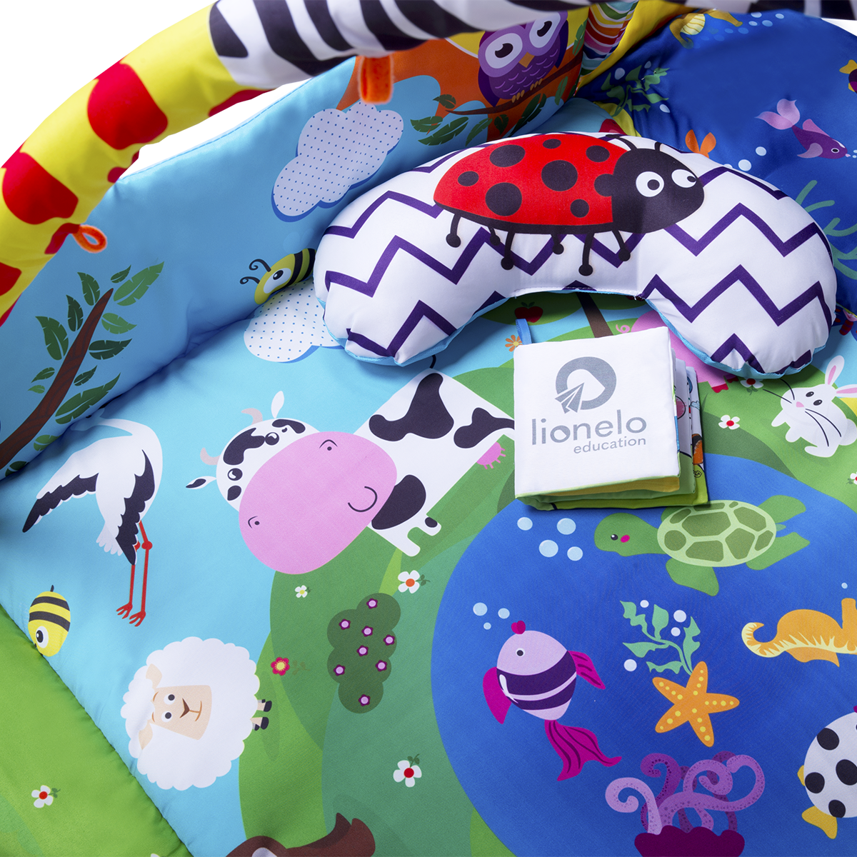 baby play mat product view 4 Lionelo Anika Plus Blue/Yellow