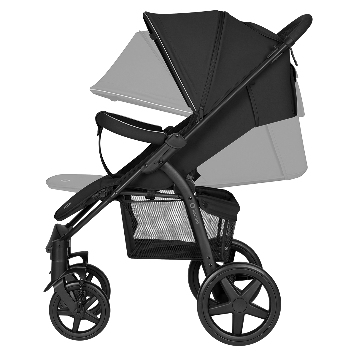 baby stroller product view 2 Lionelo Annet Plus Black Carbon