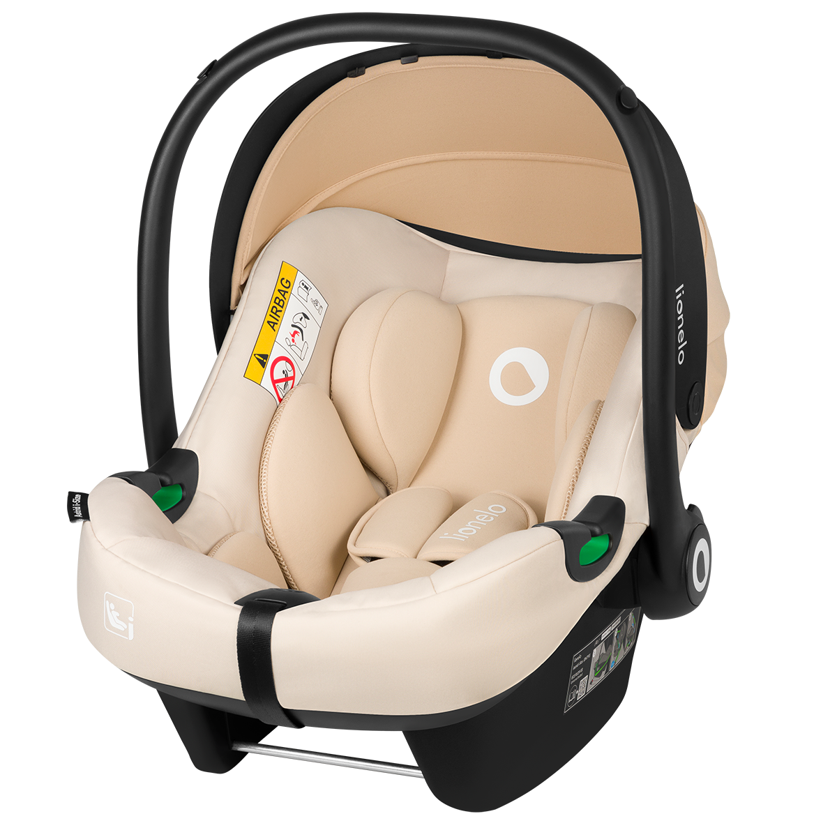 i-Size infant car seat product view 6 Lionelo Astrid i-Size Beige Sand