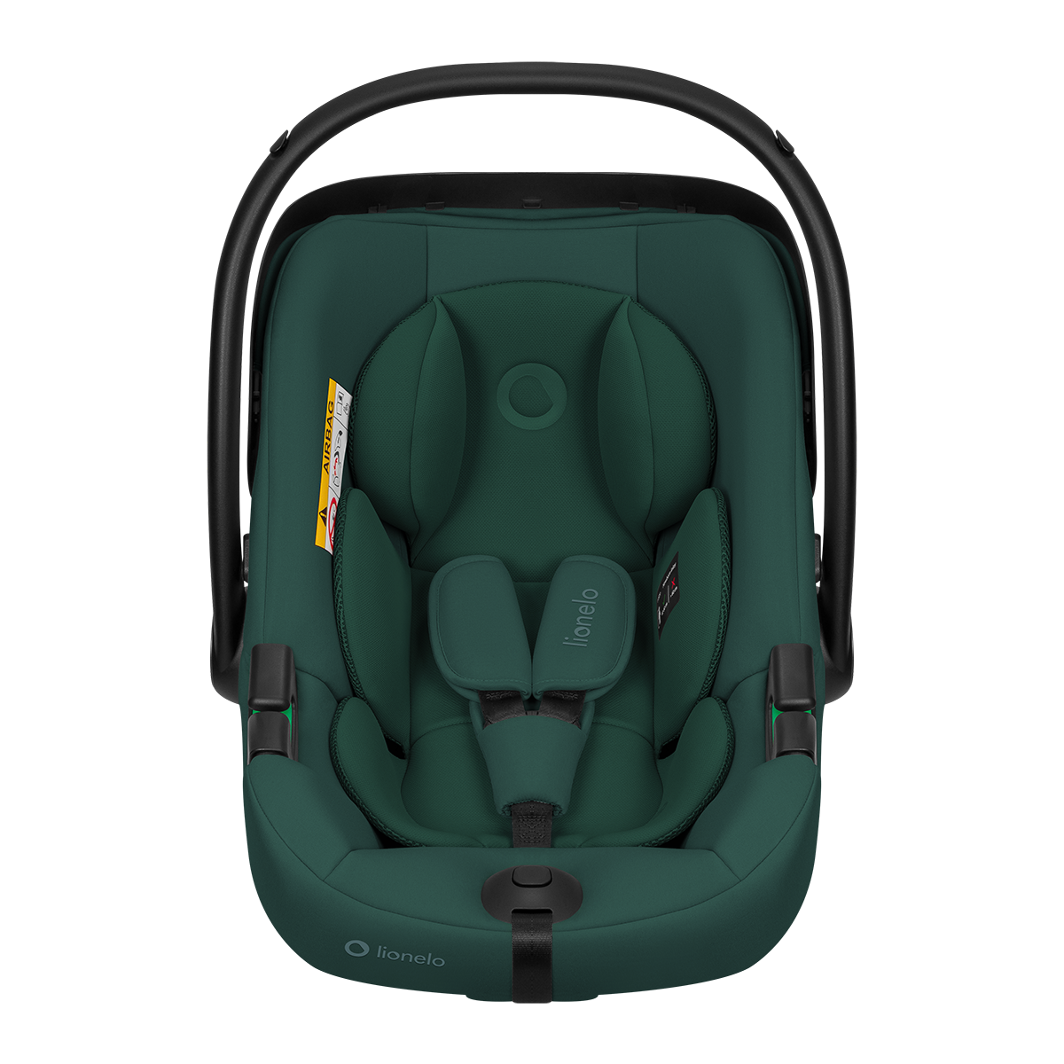 i-Size infant car seat product view 4 Lionelo Astrid i-Size Green Forest
