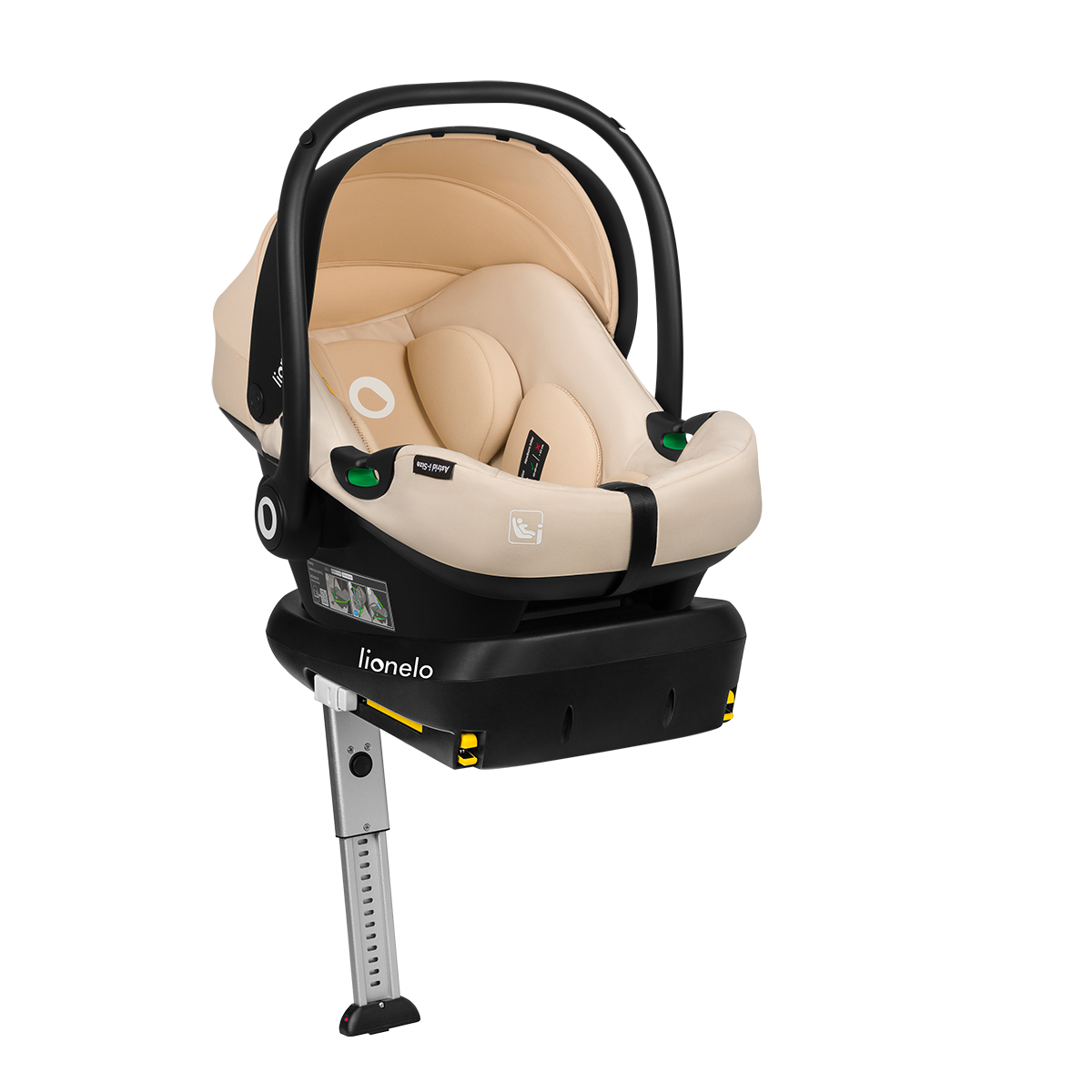 i-Size infant car seat product view 6 Lionelo Astrid Set i-Size Beige Sand