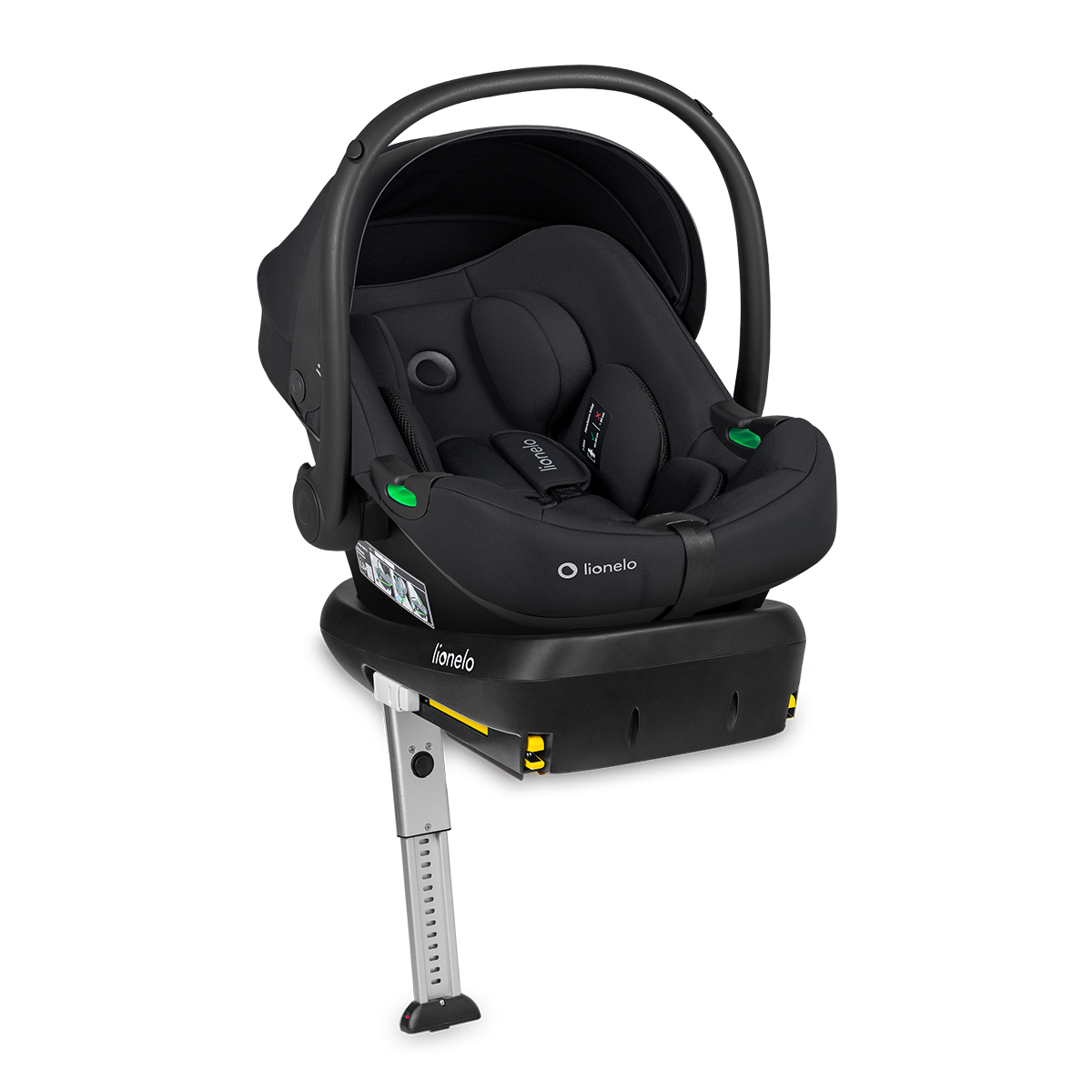 i-Size infant car seat product view 5 Lionelo Astrid i-Size Set Black Onyx