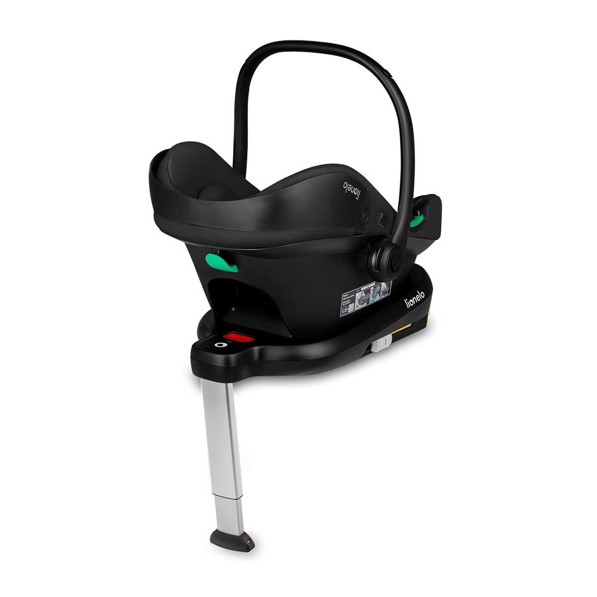 i-Size infant car seat product view 8 Lionelo Astrid i-Size Set Black Onyx