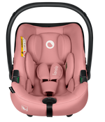 i-Size infant car seat product view 2 Lionelo Astrid i-Size Set Pink Coral