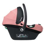 i-Size infant car seat product view 3 Lionelo Astrid i-Size Set Pink Coral